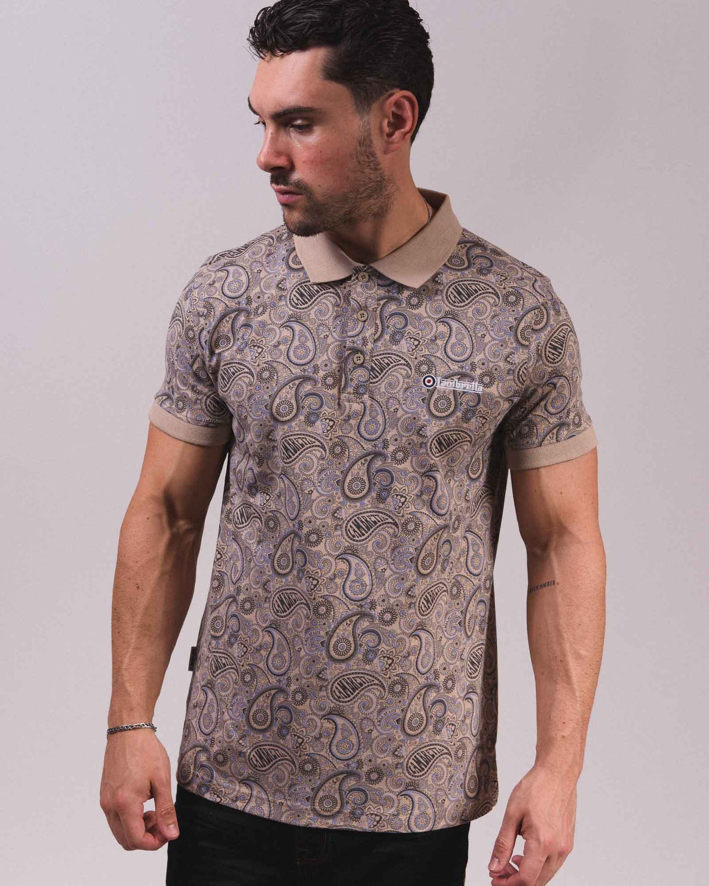 Paisley Brand Polo