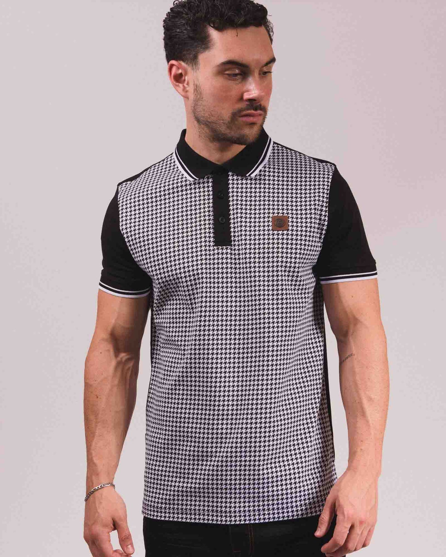 Houndstooth Polo