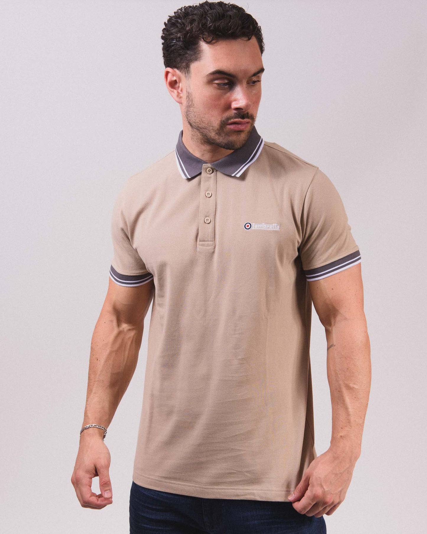 Contrast Tipped Polo