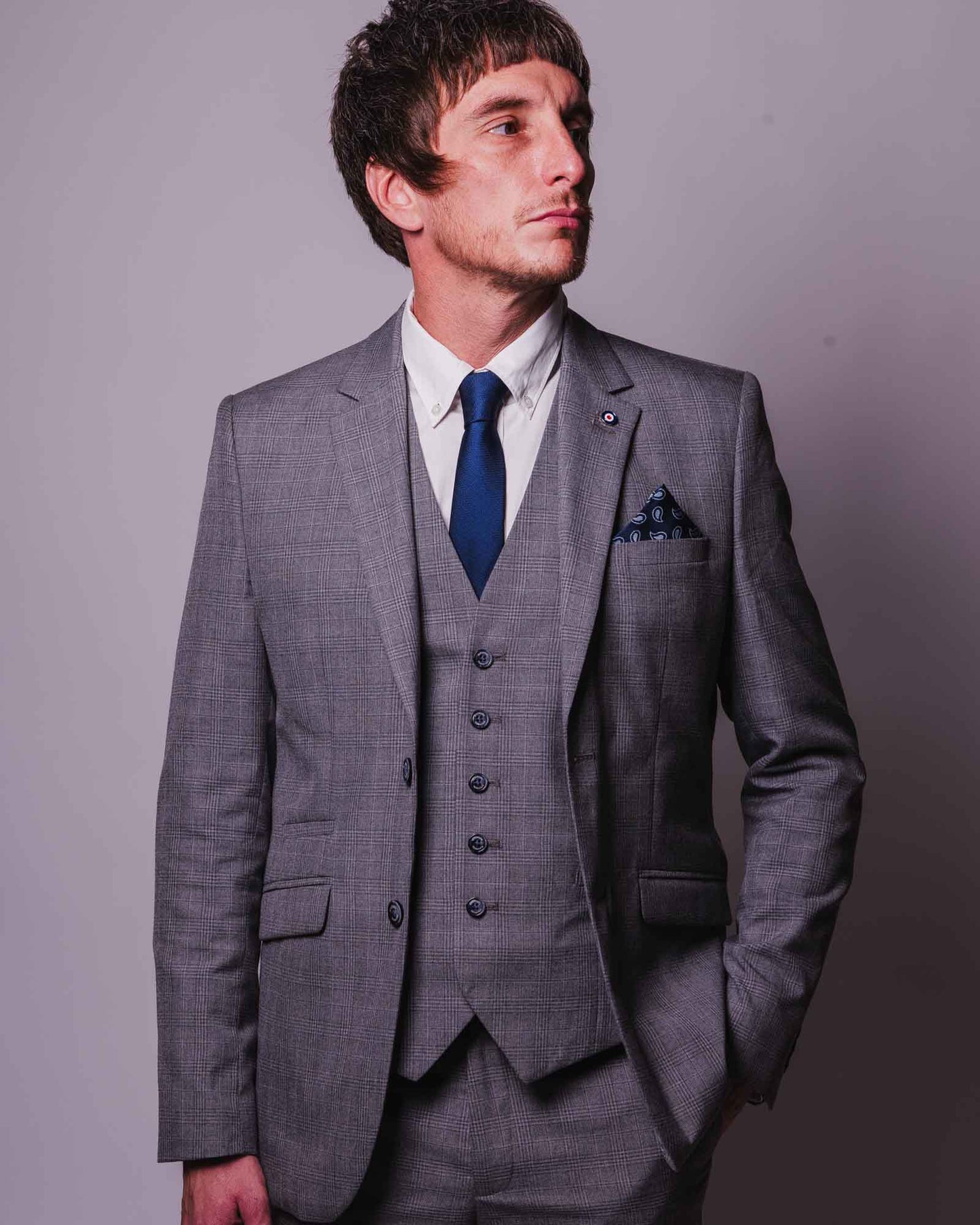 Dawson Grey Self Check Blazer