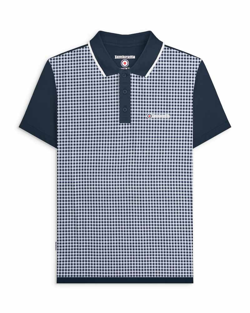Big & Tall Gingham AOP Polo