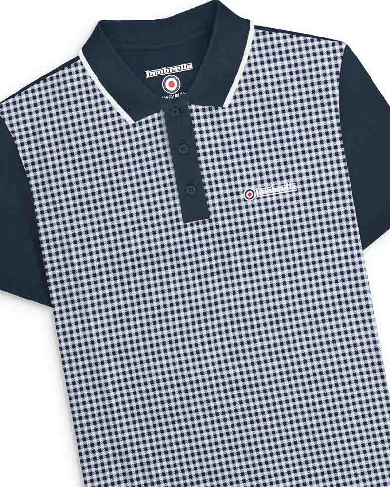 Big & Tall Gingham AOP Polo