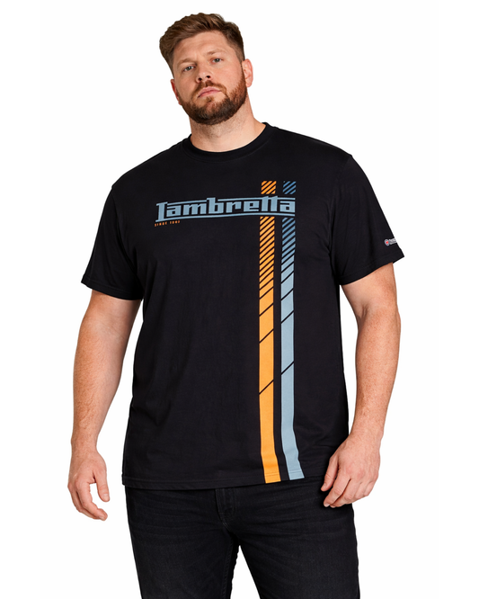 Big & Tall Fade Racing Stripe Tee