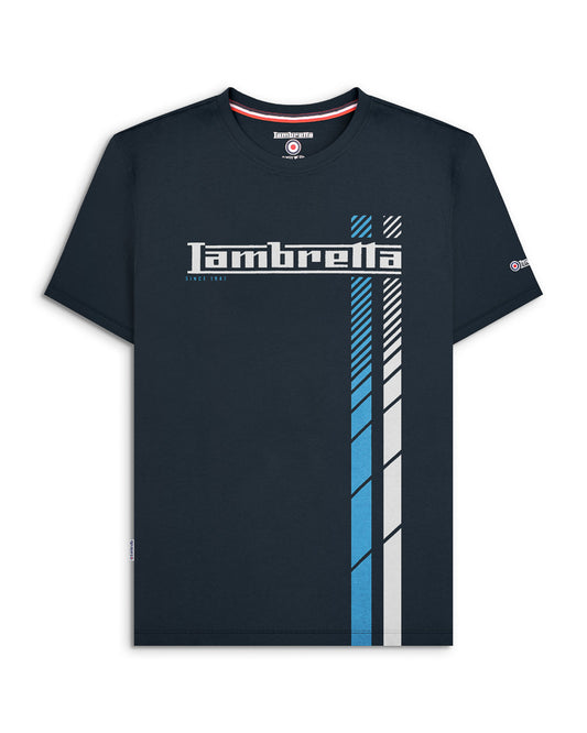 Big & Tall Fade Racing Stripe Tee