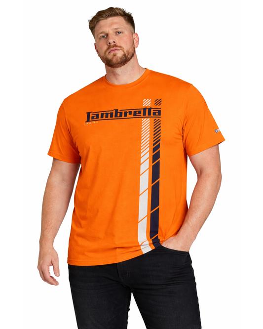 Big & Tall Fade Racing Stripe Tee