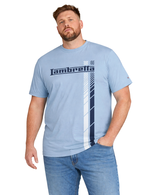 Big & Tall Fade Racing Stripe Tee