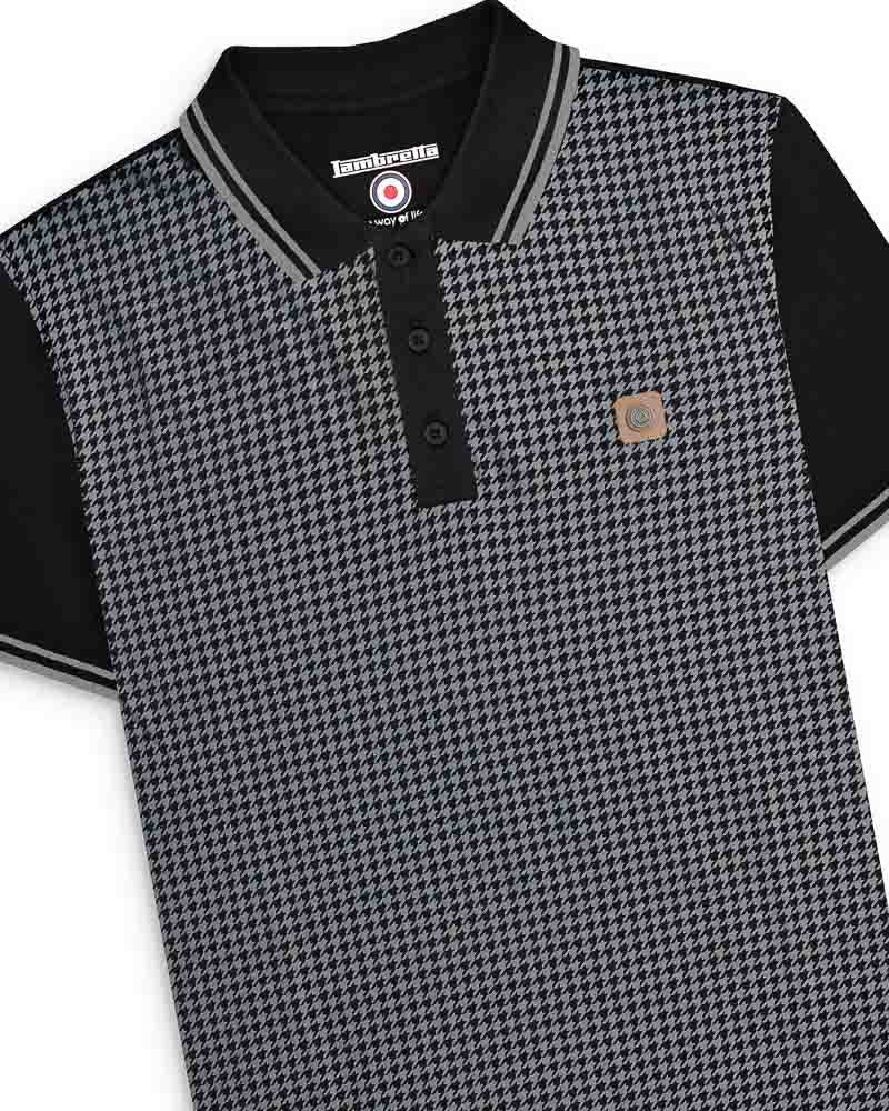 Big & Tall Houndstooth Polo