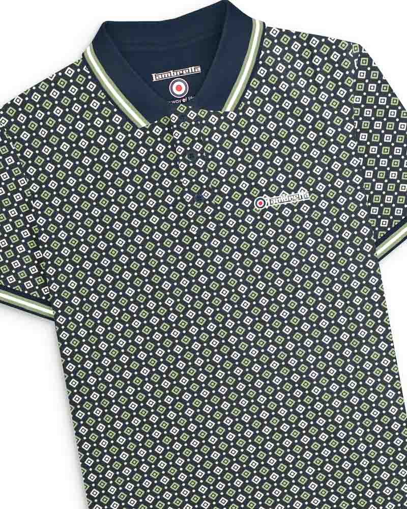 Big & Tall Geo AOP Polo