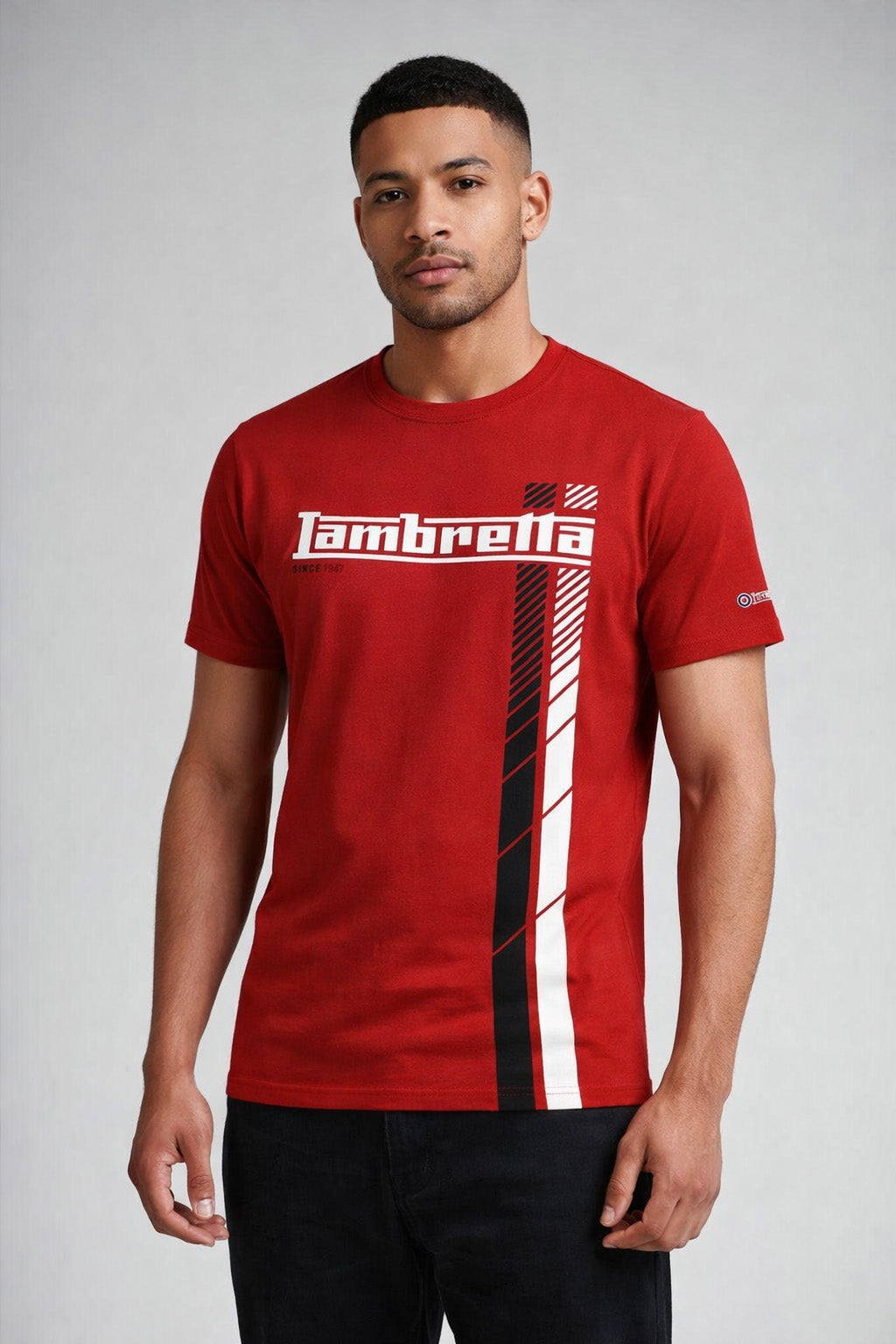 Fade Racing Stripe Tee