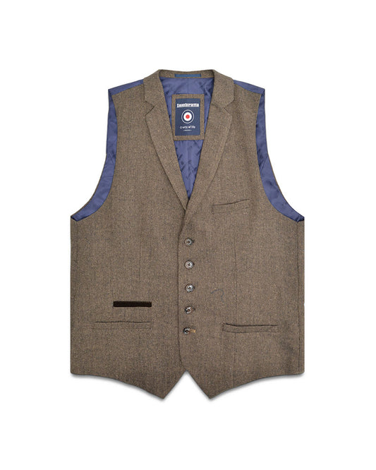 Morgan Herringbone Waistcoat