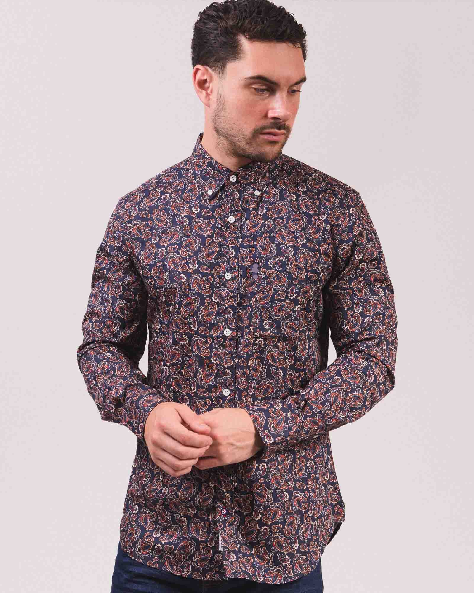 L/S Paisley Shirt – Lambretta Clothing