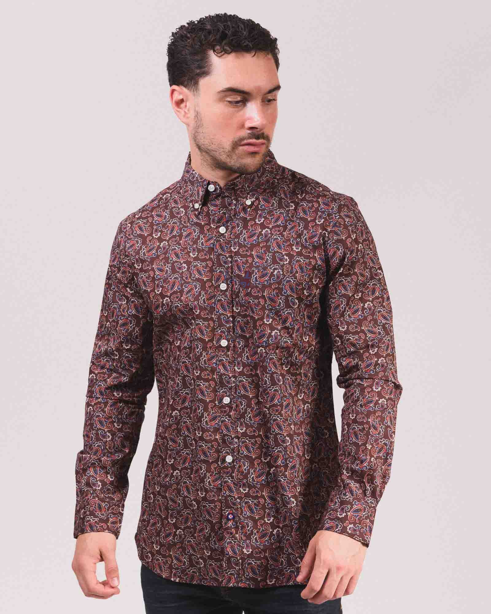 L/S Paisley Shirt – Lambretta Clothing