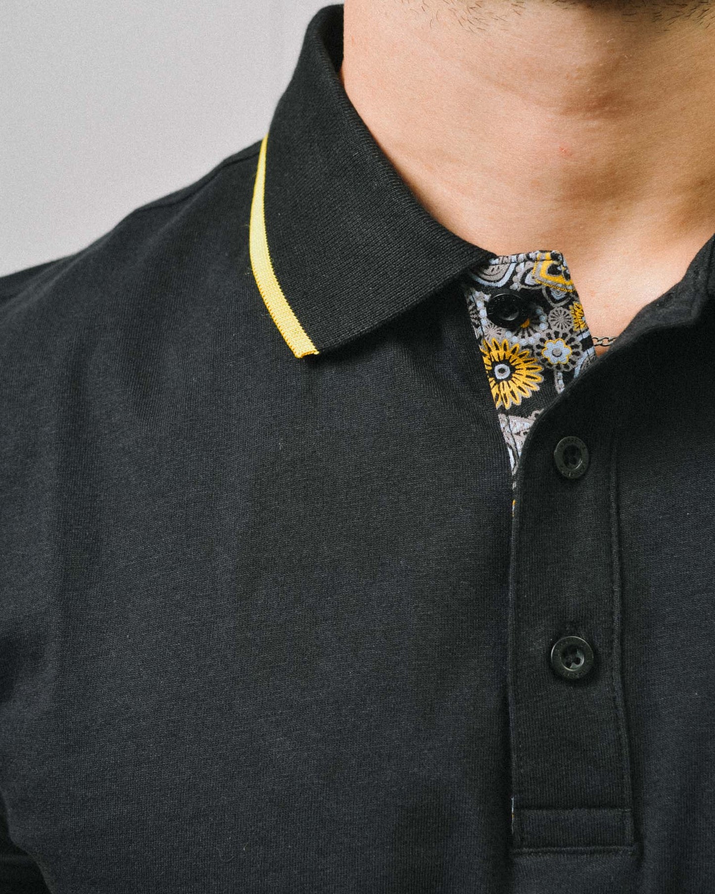 Paisley Lined Polo