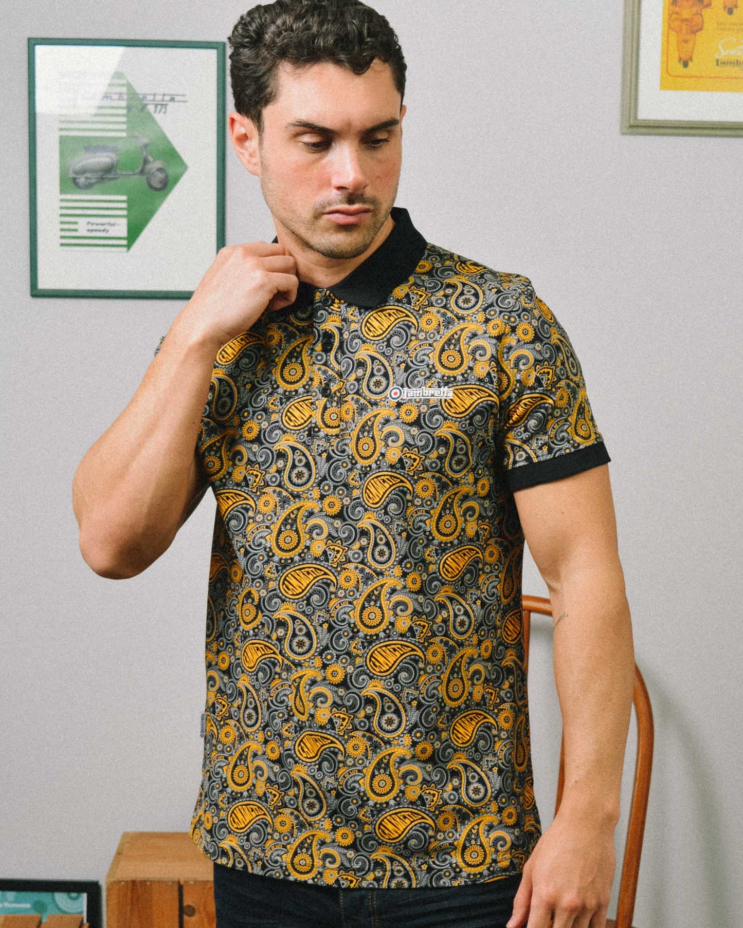 Paisley Brand Polo