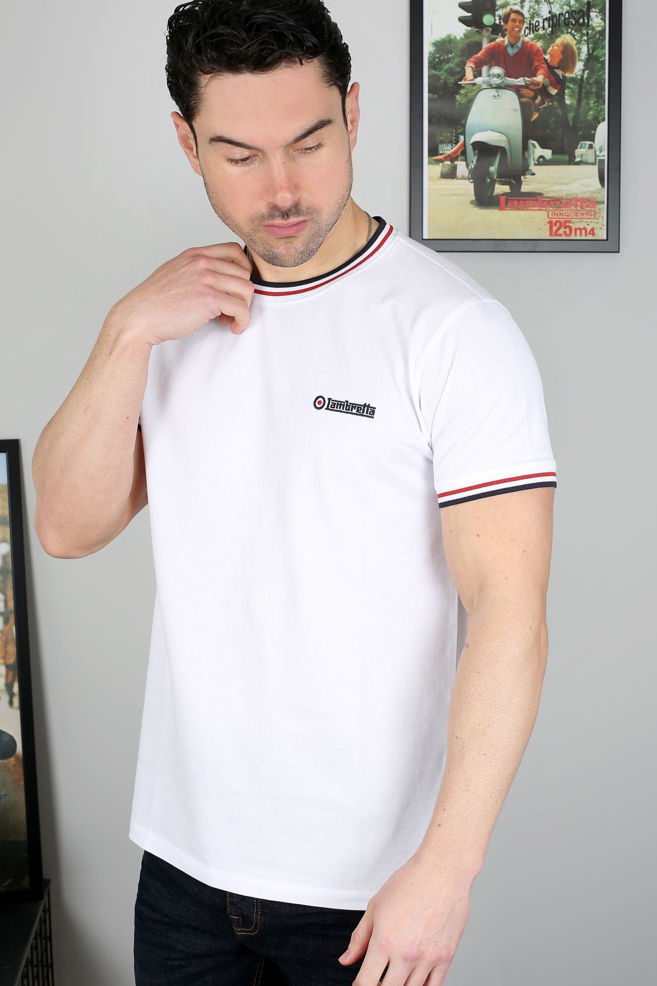Triple Tipped Pique Tee