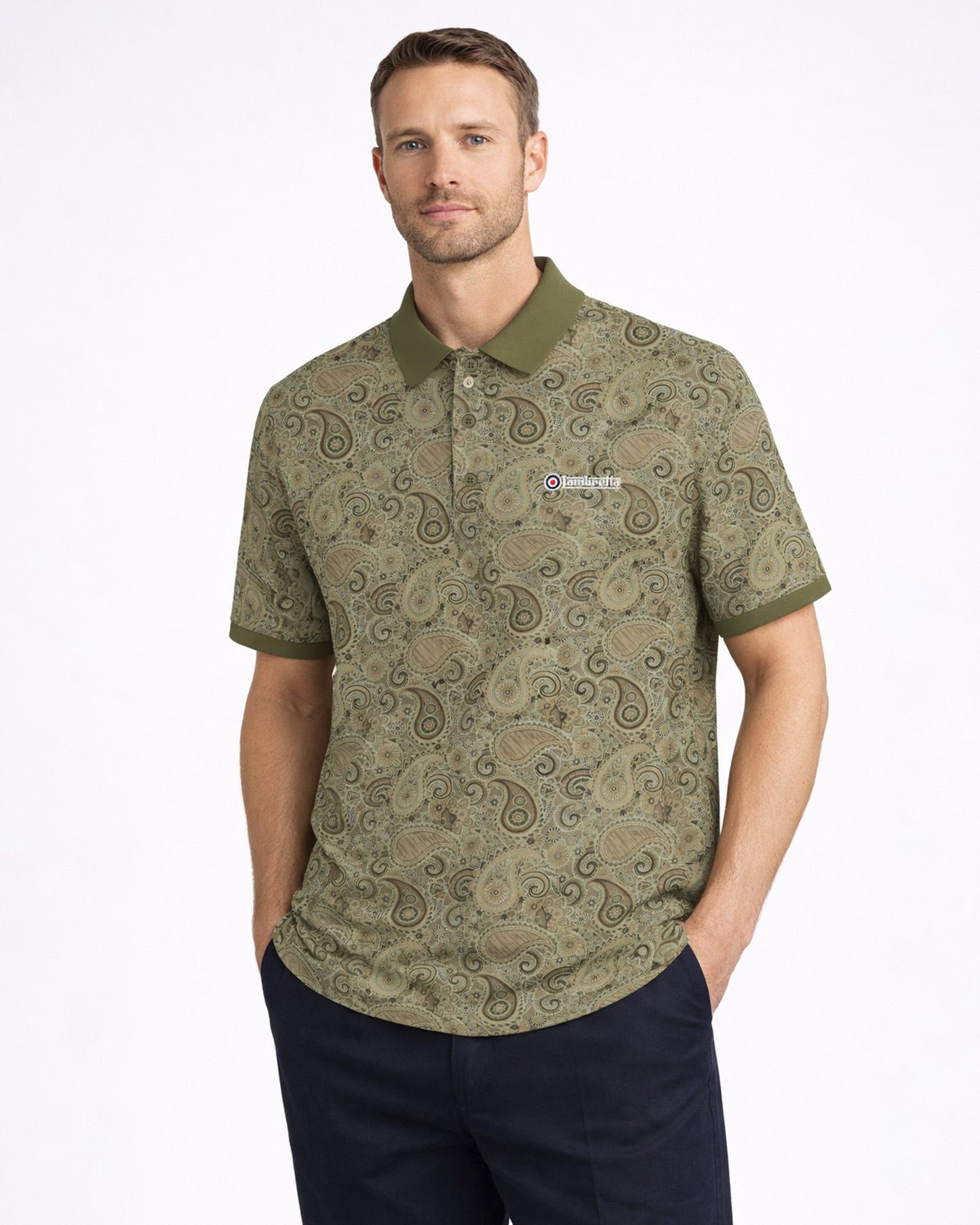 Paisley Brand Polo