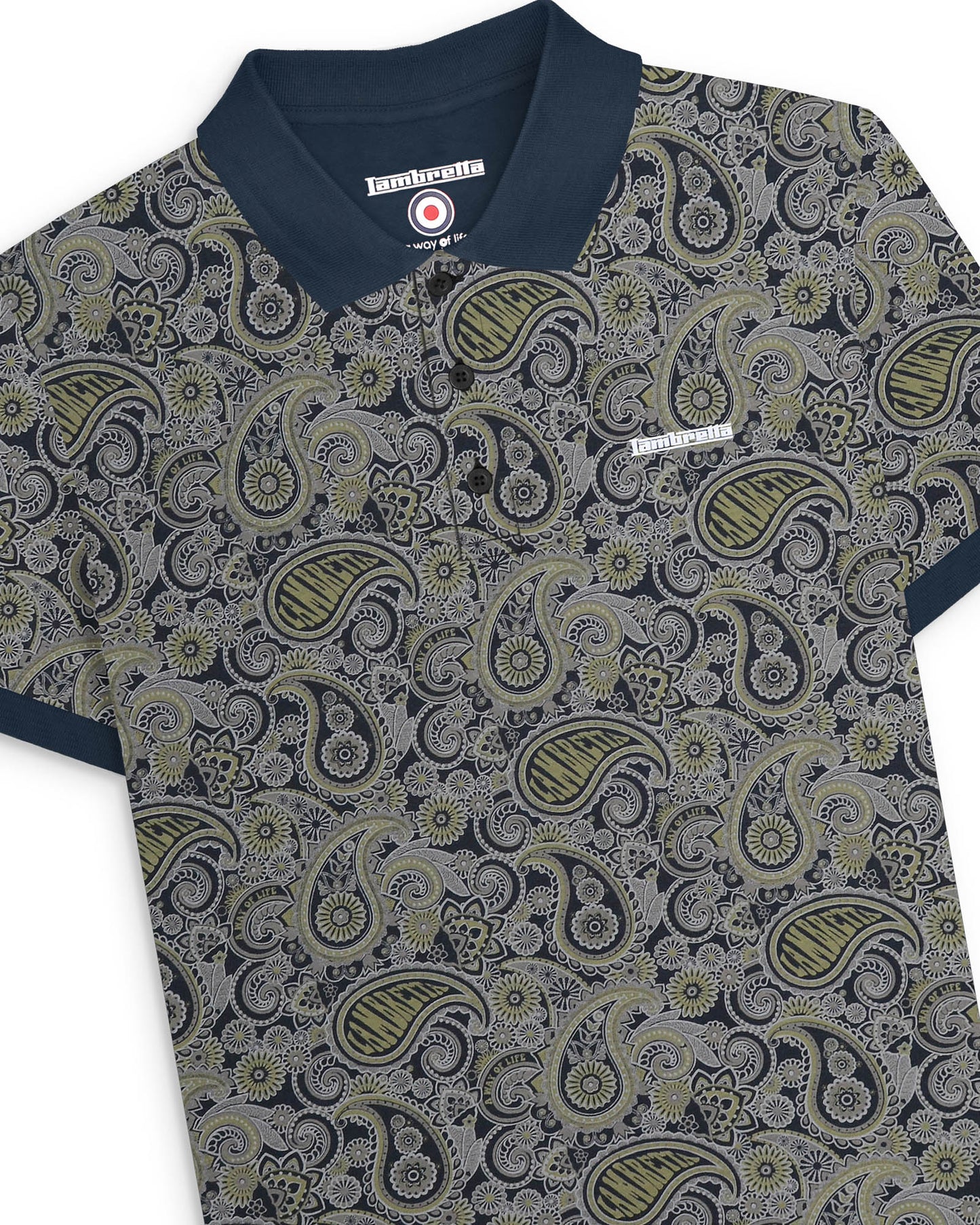 Paisley Brand Polo