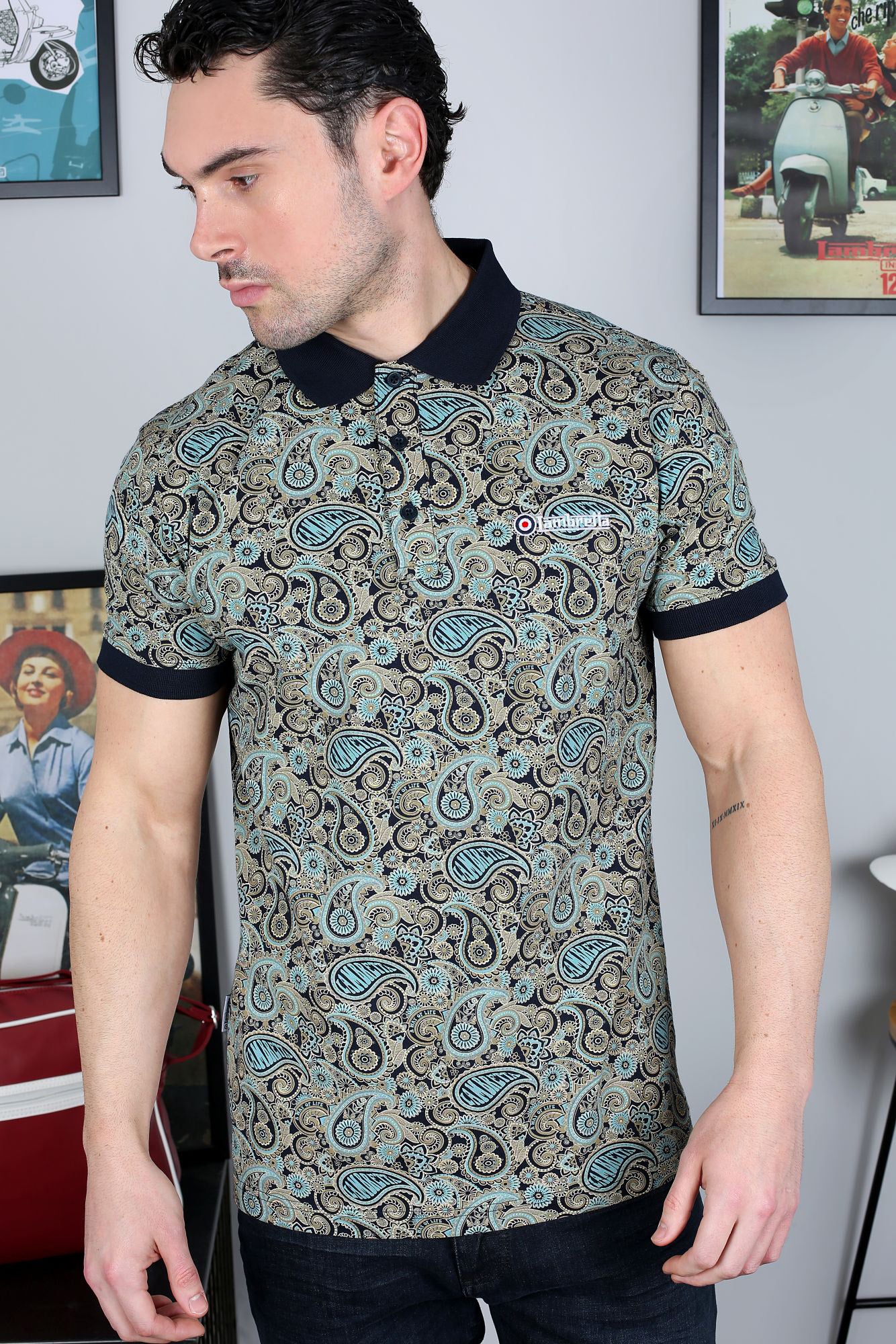 Paisley Brand Polo