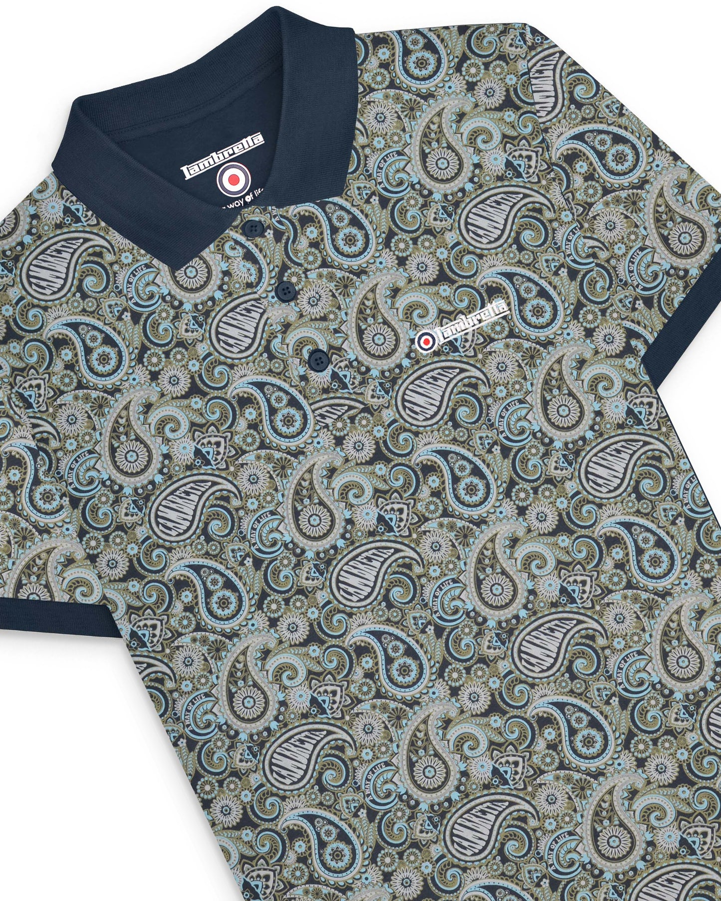 Paisley Brand Polo
