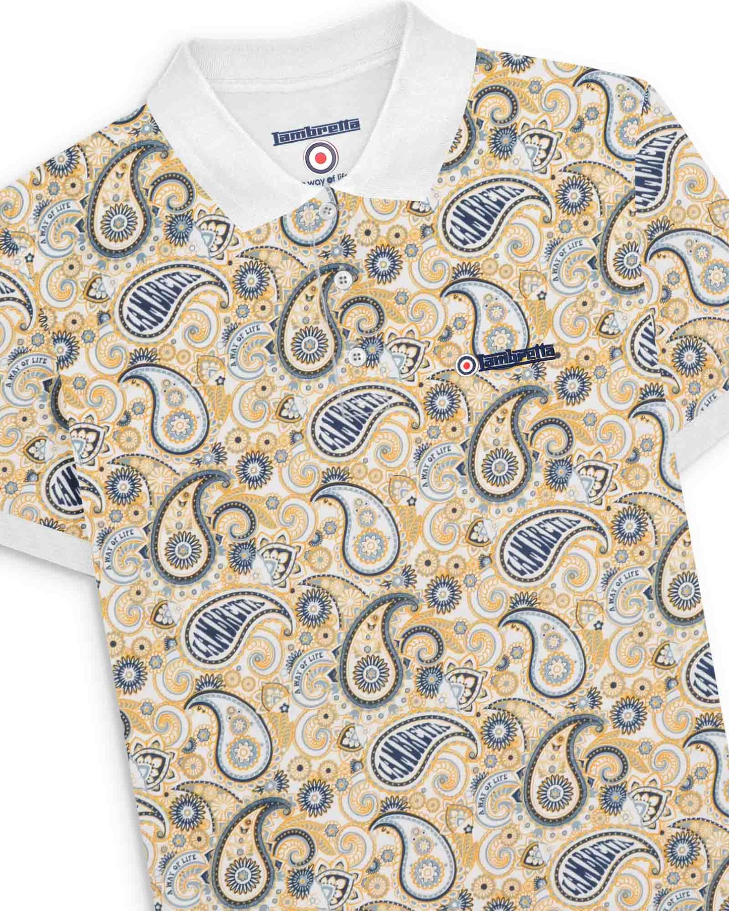 Paisley Brand Polo