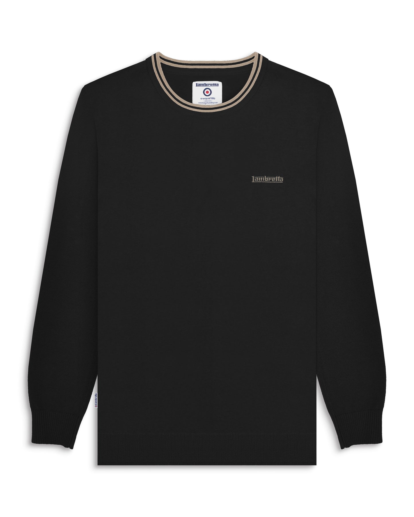 Tipped Knitted Jumper