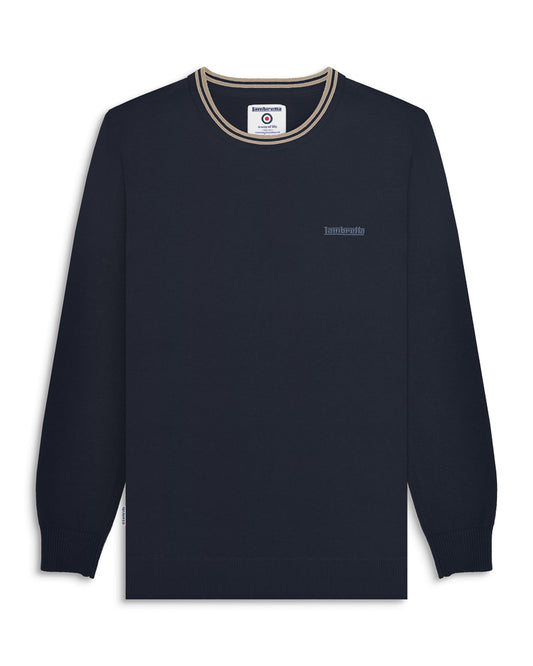 Tipped Knitted Jumper