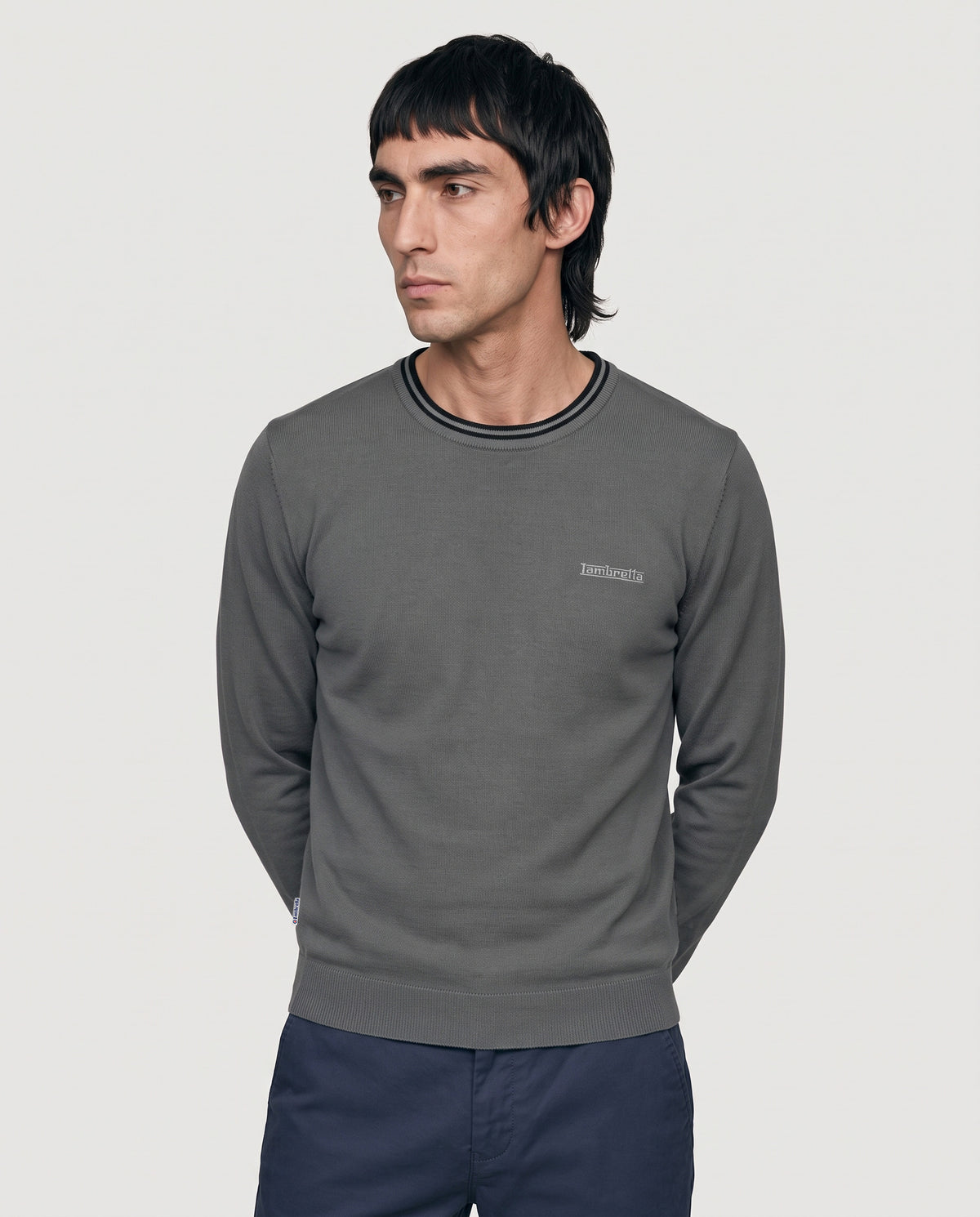 Tipped Knitted Jumper