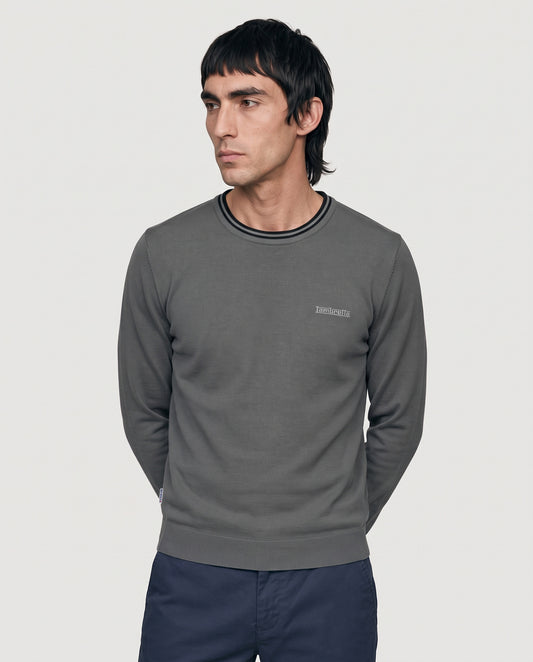 Tipped Knitted Jumper