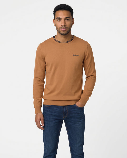 Tipped Knitted Jumper