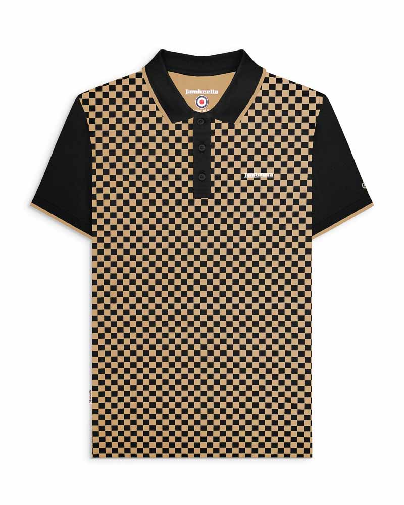 Two Tone AOP Polo