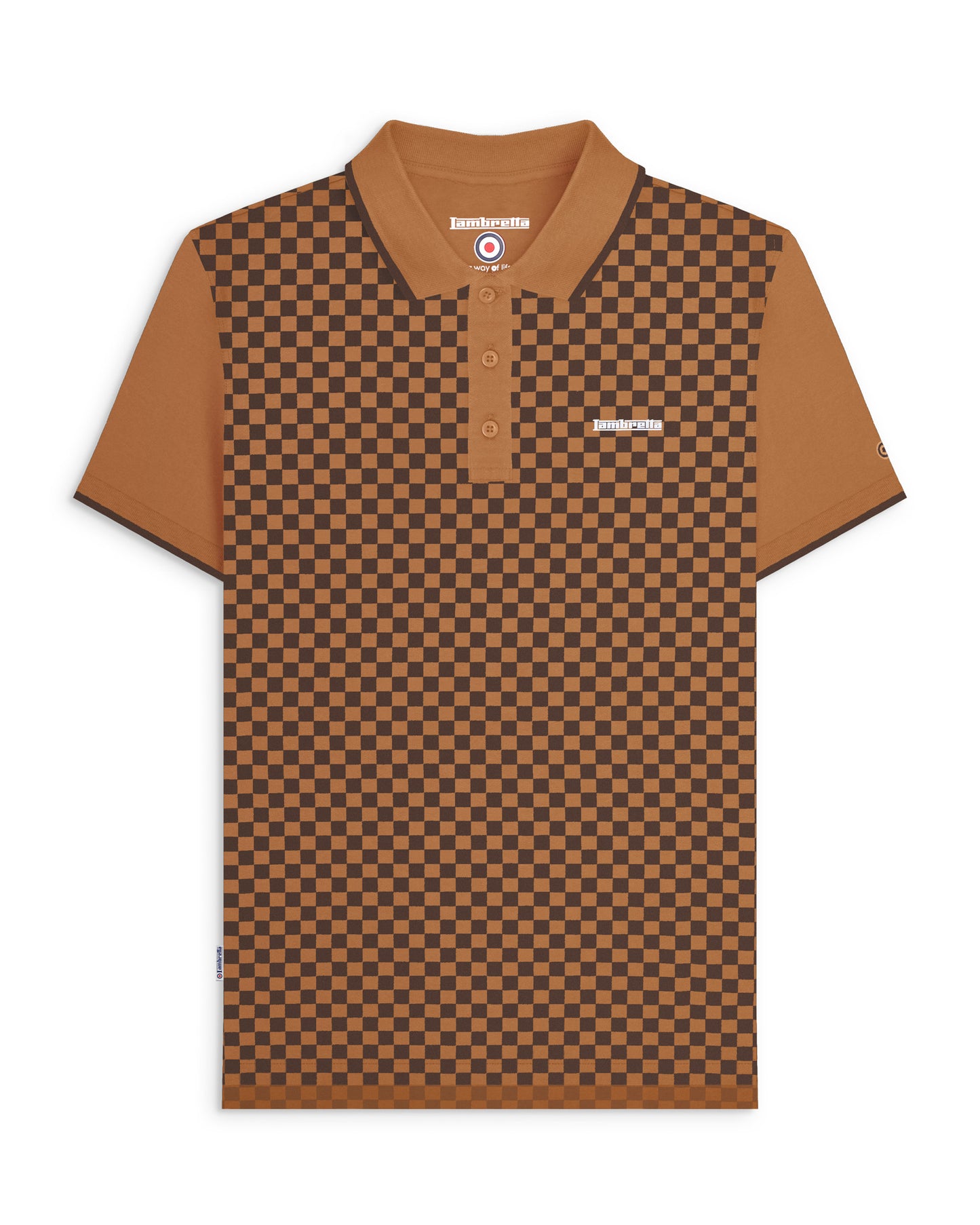 Two Tone AOP Polo