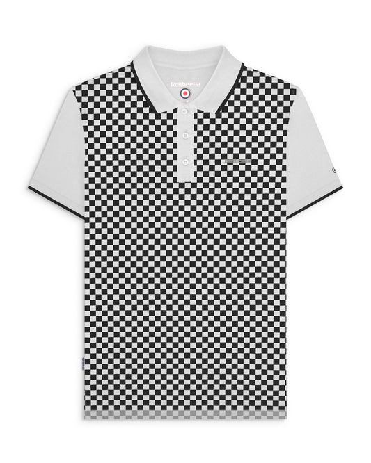 Two Tone AOP Polo