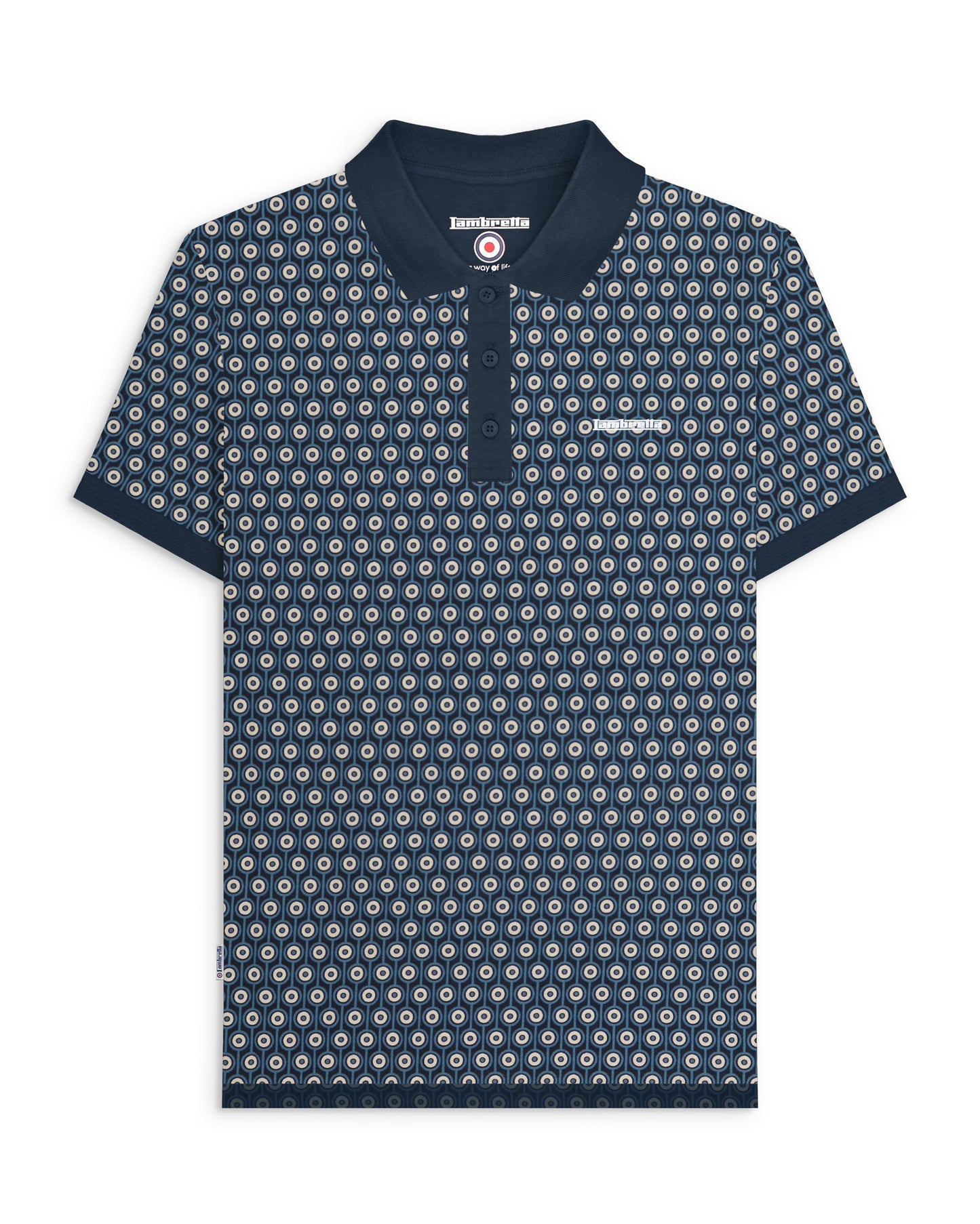 Big & Tall Geo Roundel Polo