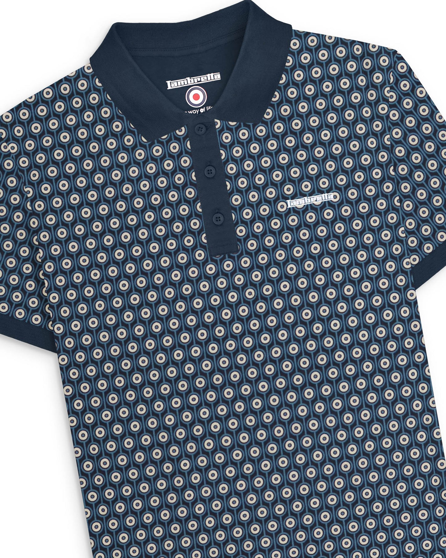 Big & Tall Geo Roundel Polo