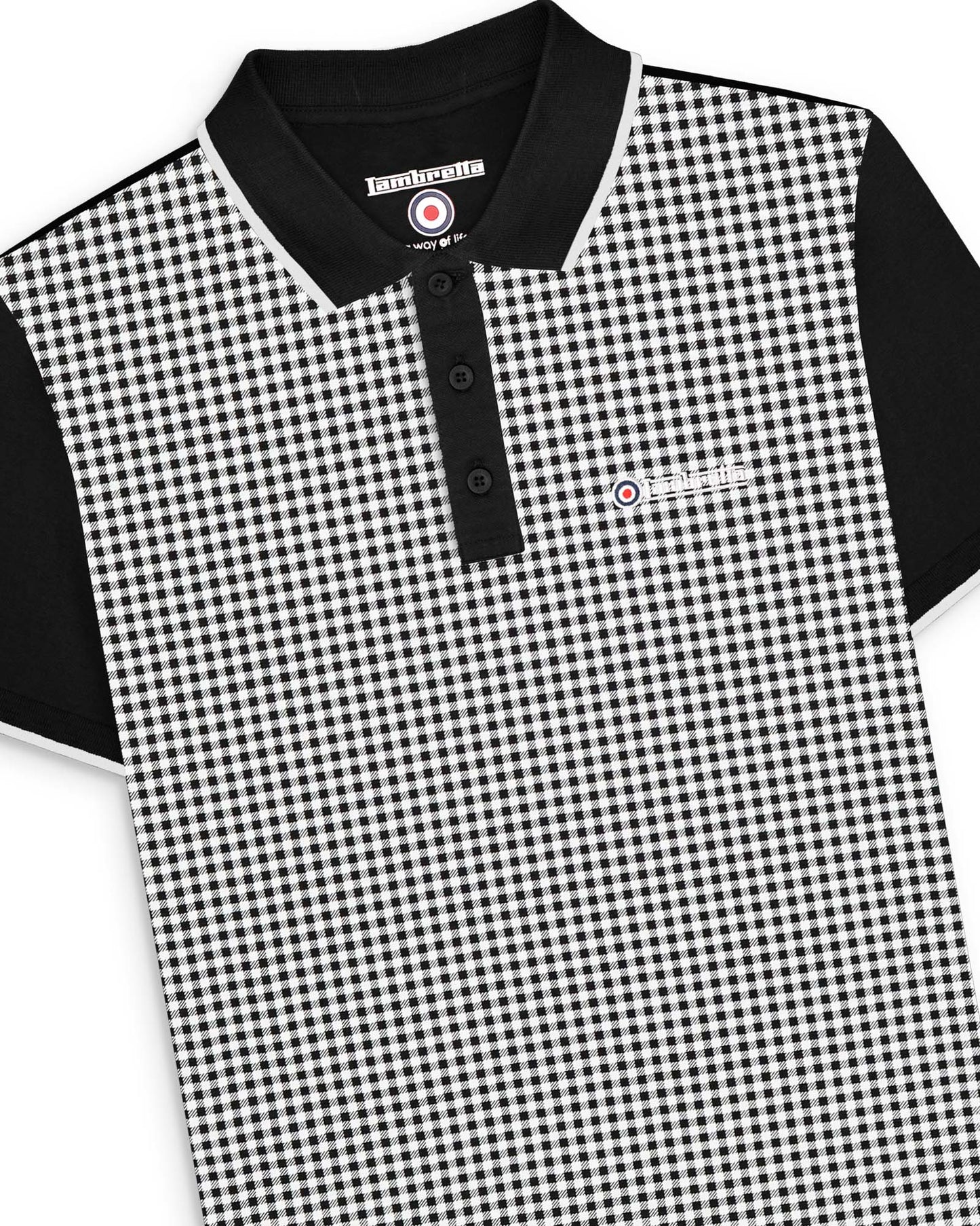 Big & Tall Gingham AOP Polo