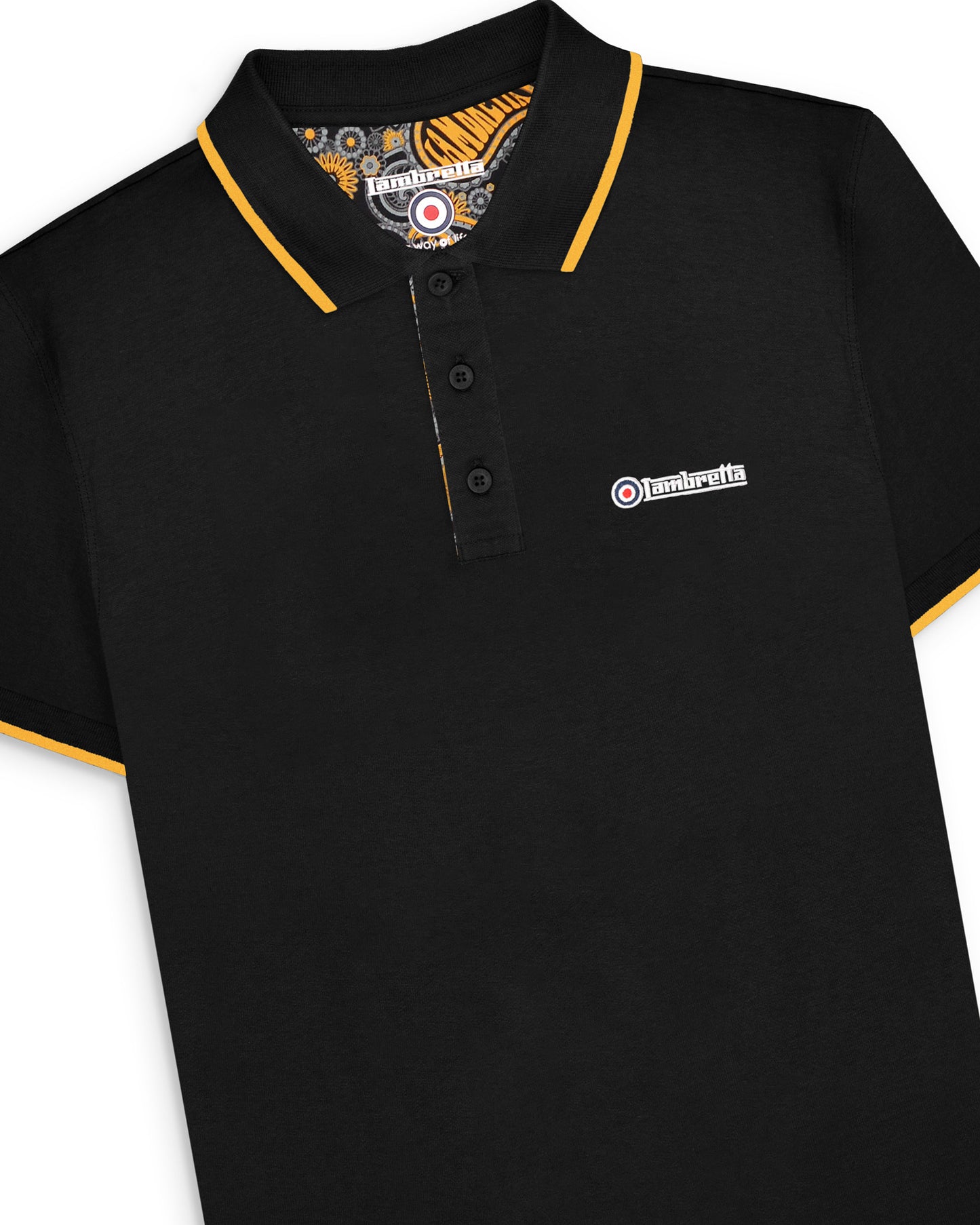 Paisley Lined Polo