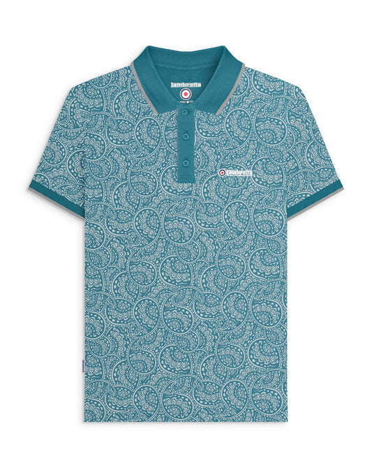 Paisley Tonal Polo