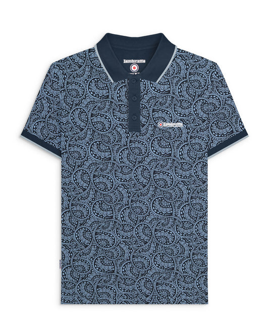 Paisley Tonal Polo