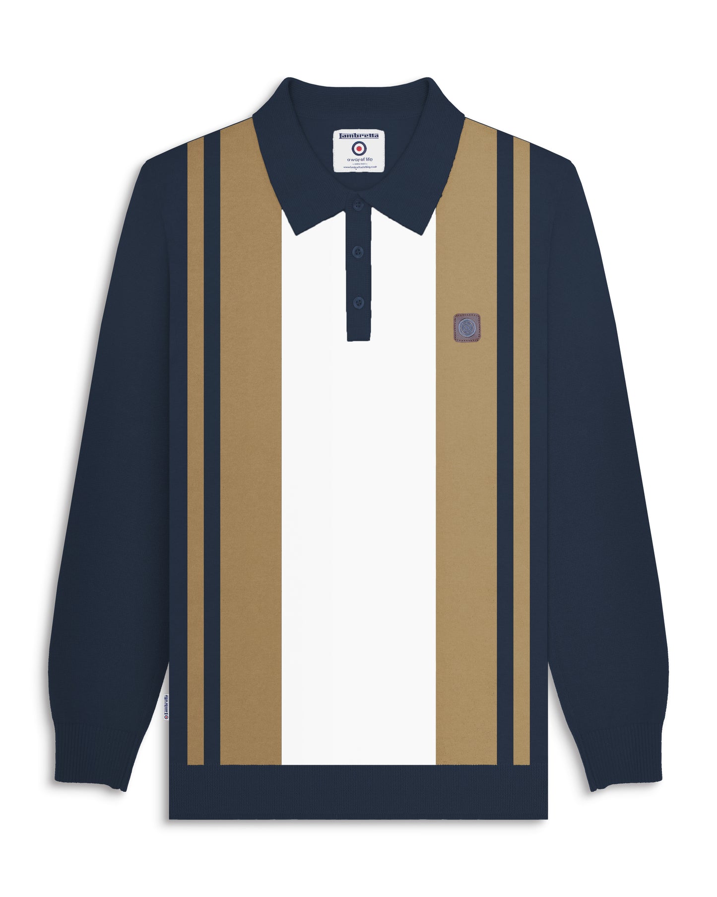 L/S Vintage Panel Polo
