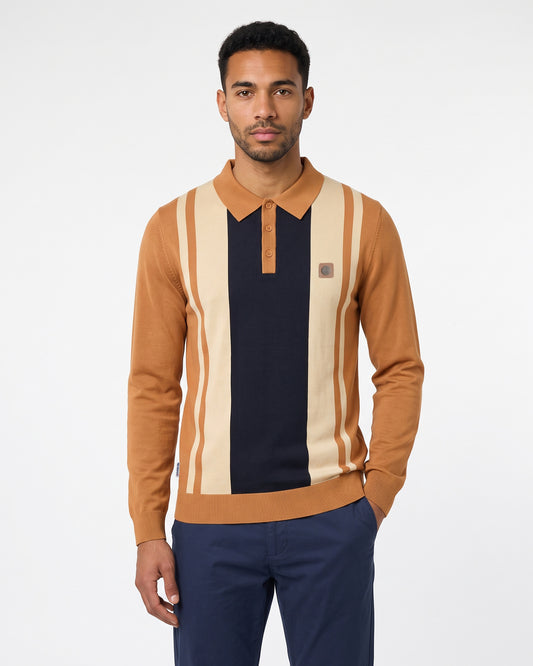L/S Vintage Panel Polo