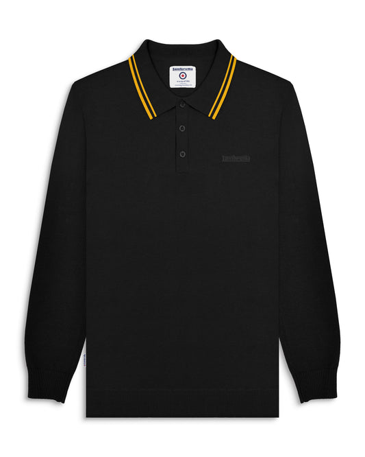 L/S Tipped Knitted Polo