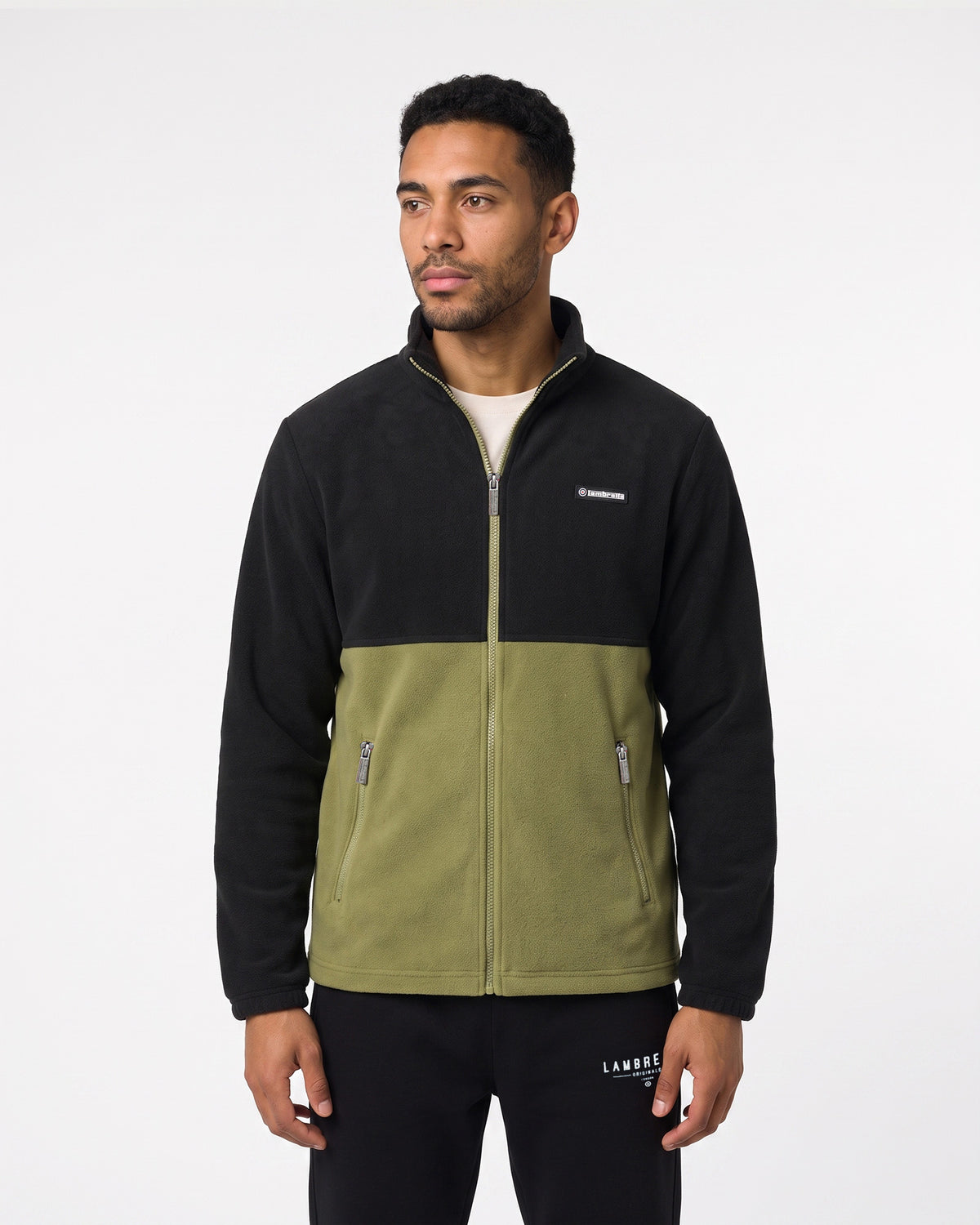 Contrast Panel F/Z Polar Fleece