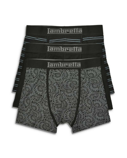 3 Pack Paisley Boxer