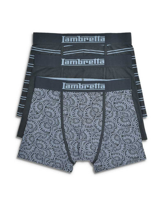3 Pack Paisley Boxer