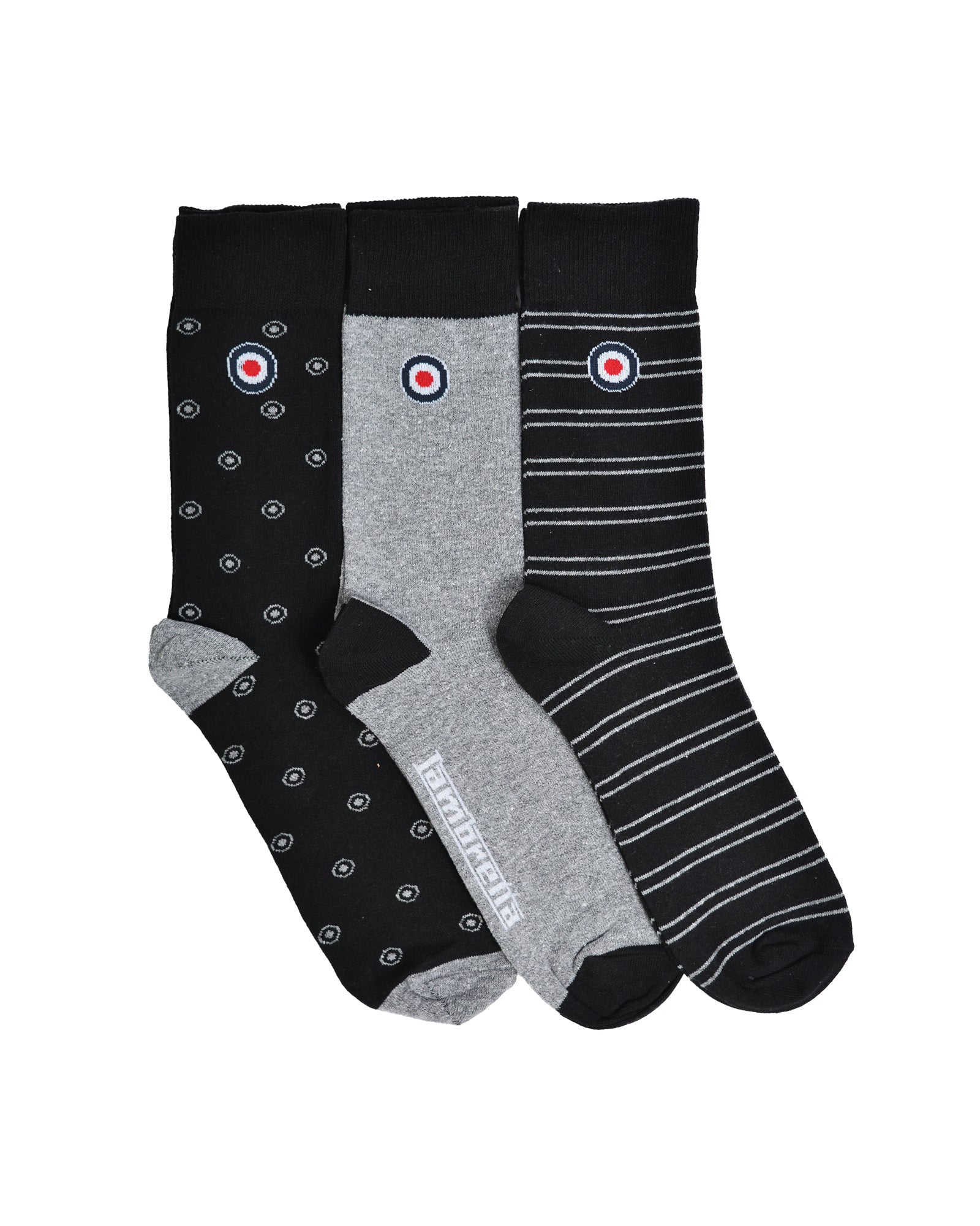 3 Pack Target Sock – Lambretta Clothing