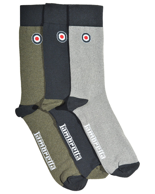 3 Pack Solid Sock