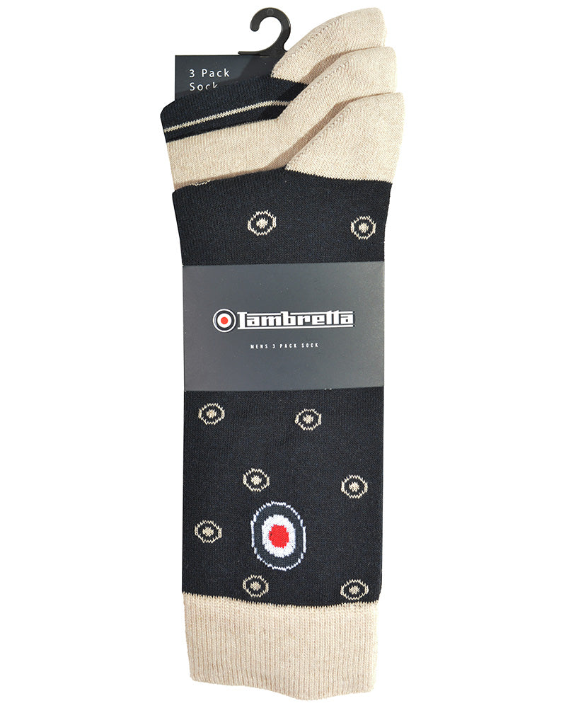 3 Pack Mixed Sock