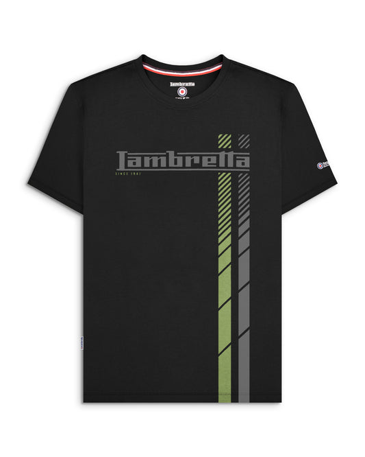 Fade Racing Stripe Tee