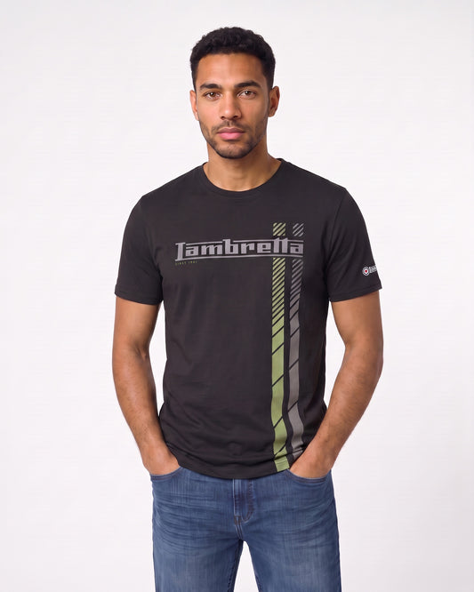 Fade Racing Stripe Tee