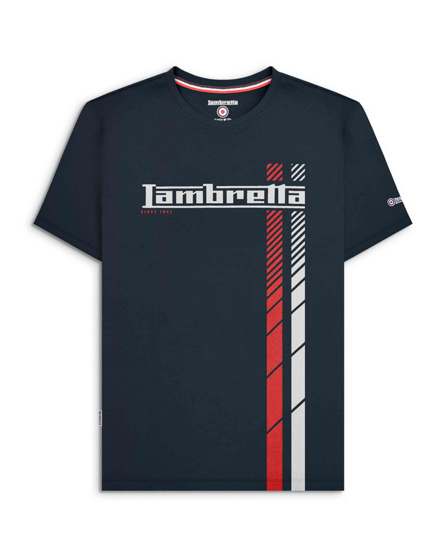 Fade Racing Stripe Tee